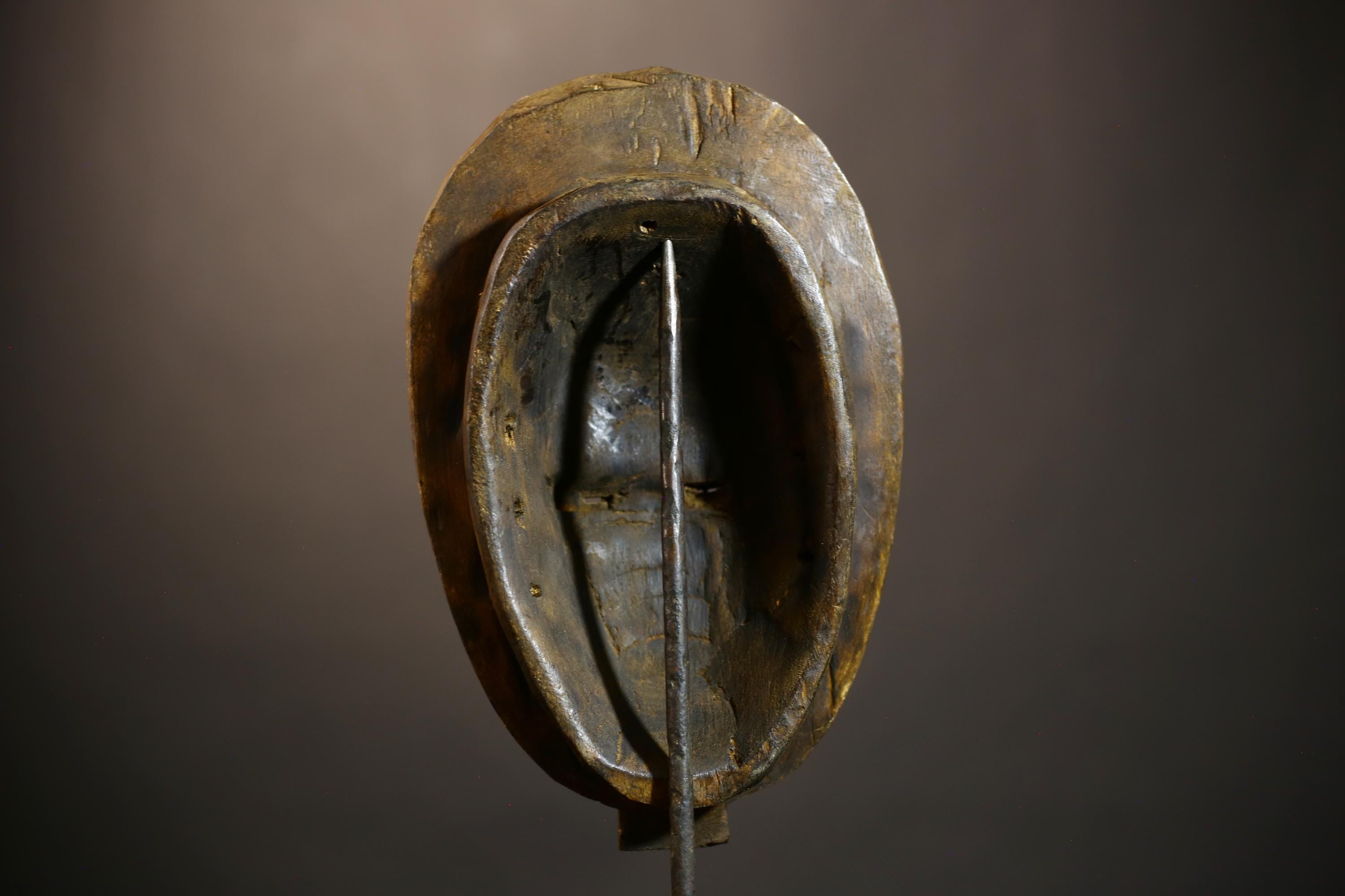 Hand-Carved Guro African Face Mask | Wooden Wall Art | Vintage Tribal Decor | Unique Cultural Accent Piece for Home-G4935