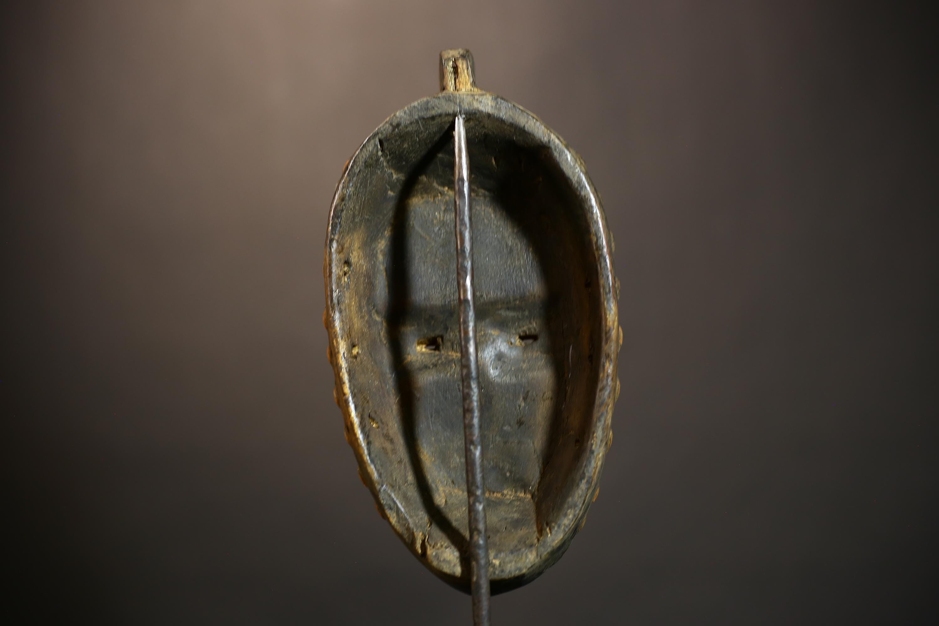 African Antique Dan Keran Mask Wooden Art from Liberia Unique Decor -G4929