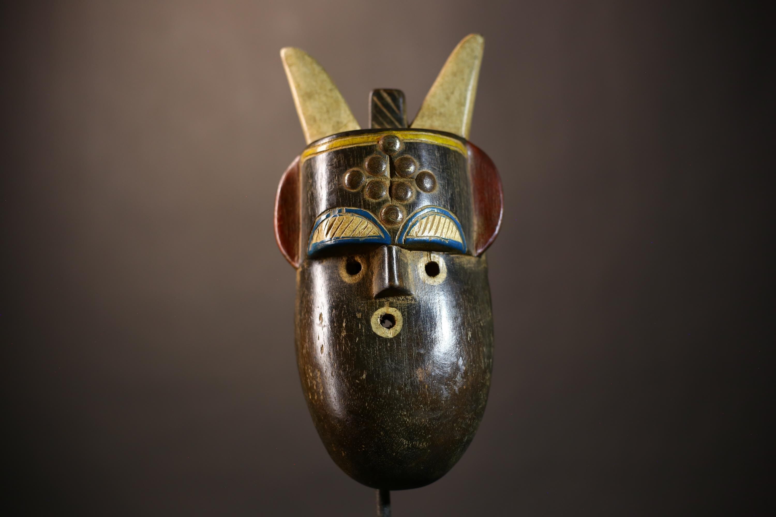 African Vintage Baule Mask | Hand-Carved TOMA TOMA Tribe Art | Unique Wall Decor | Exquisite Cultural Decor Piece-G5101