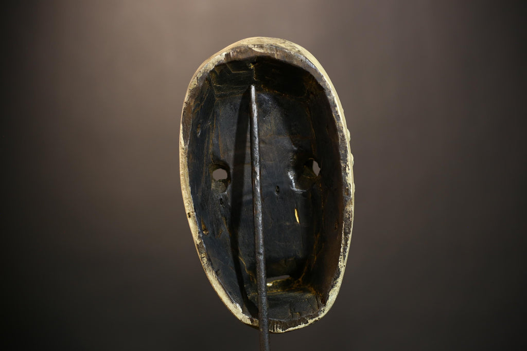 African Tribal Mask Decor | Handcrafted Dan Kran Wood Art | Unique Home and Garden Ethnic Mask | Authentic African Decor  -G4943