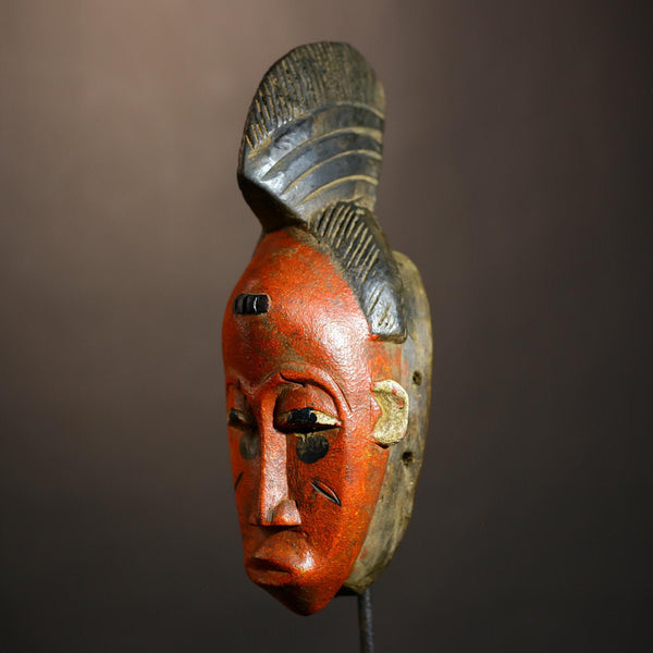 African Handmade Guro Mask | Unique Tribal Art | Decorative Wall Hanging for Authentic Home Decor | Cultural Gift Idea-G4941