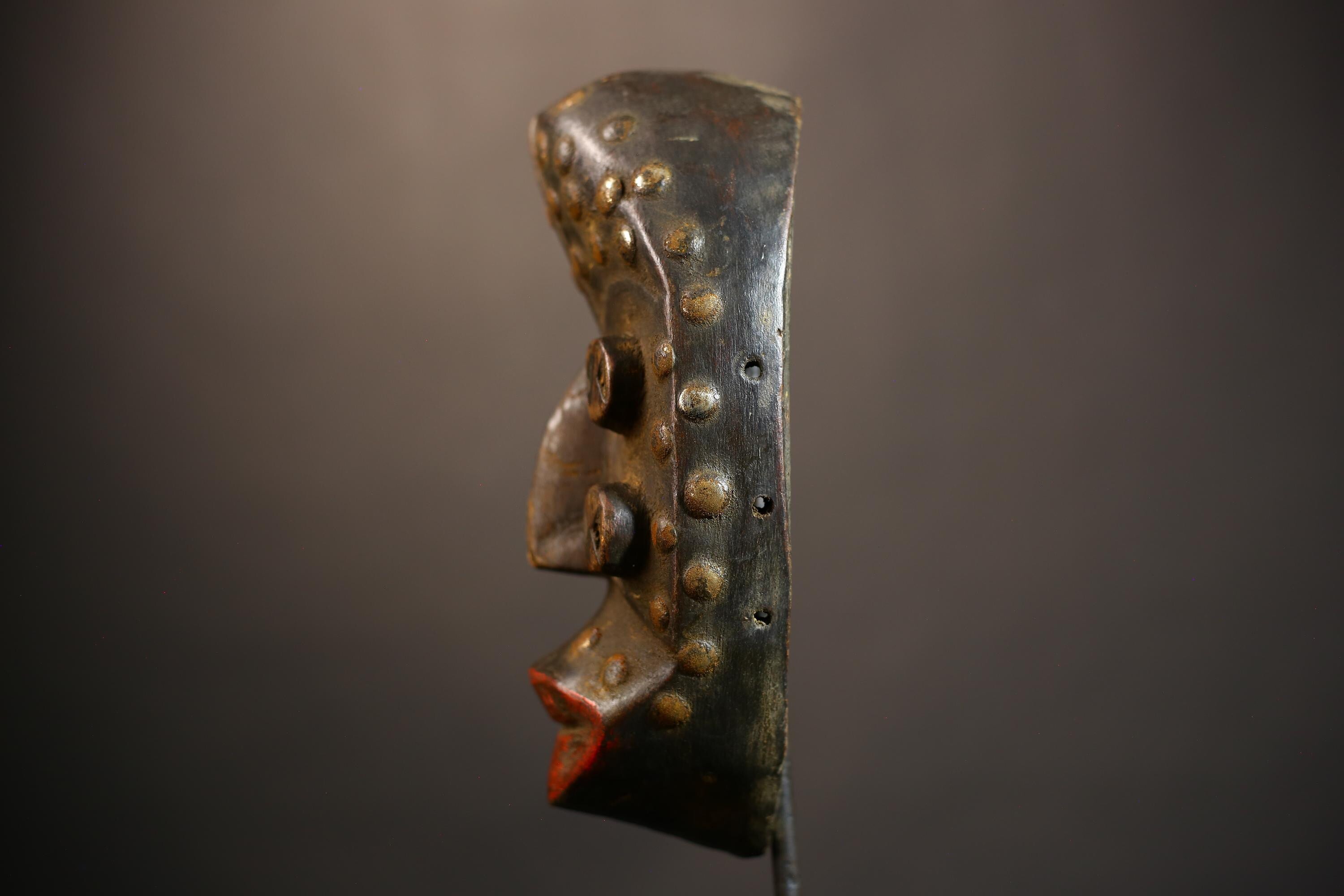 Authentic Handcrafted African Grebo Mask | Unique Tribal Decor | Cultural Art | Ethnic Home Accent | Collectible African Art Piece-G4960