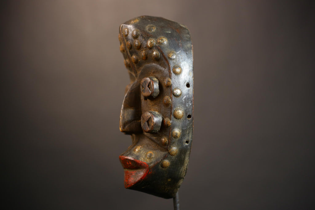 Authentic Handcrafted African Grebo Mask | Unique Tribal Decor | Cultural Art | Ethnic Home Accent | Collectible African Art Piece-G4960