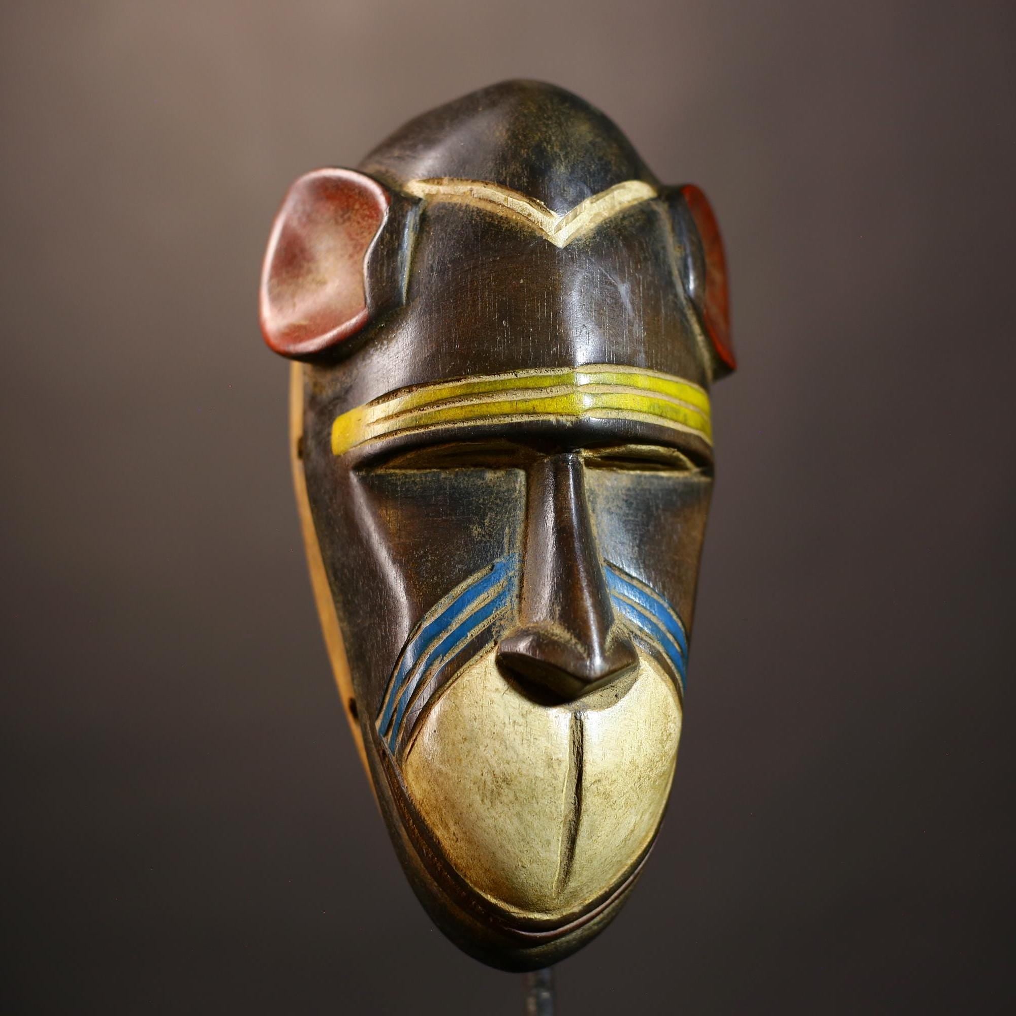 African Dogon Monkey Mask | Vintage Wood Art | Unique Wall Décor | Tribal Art | Handcrafted Mask Art | Home Decor Inspiration -G5122