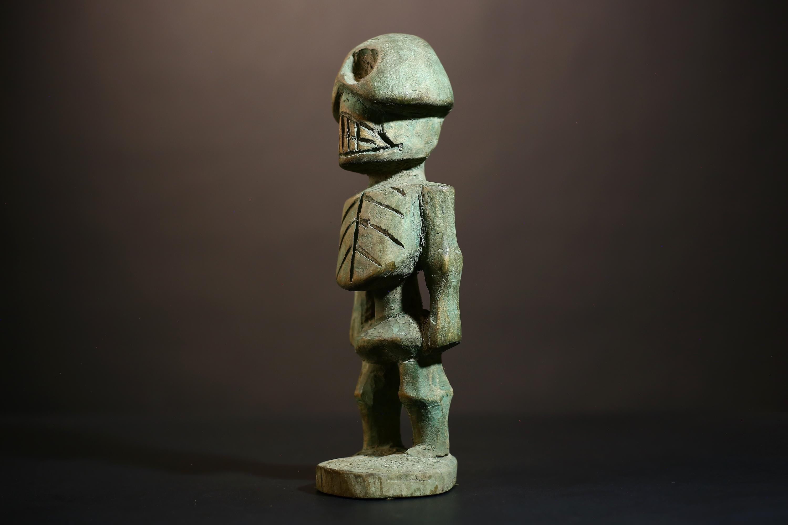 Africa Vintage Tiv Statue | Unique Commemorative Figure | Handmade Collectible Art | Ethnic Sculpture Decor | Authentic Africa Culture-G5138