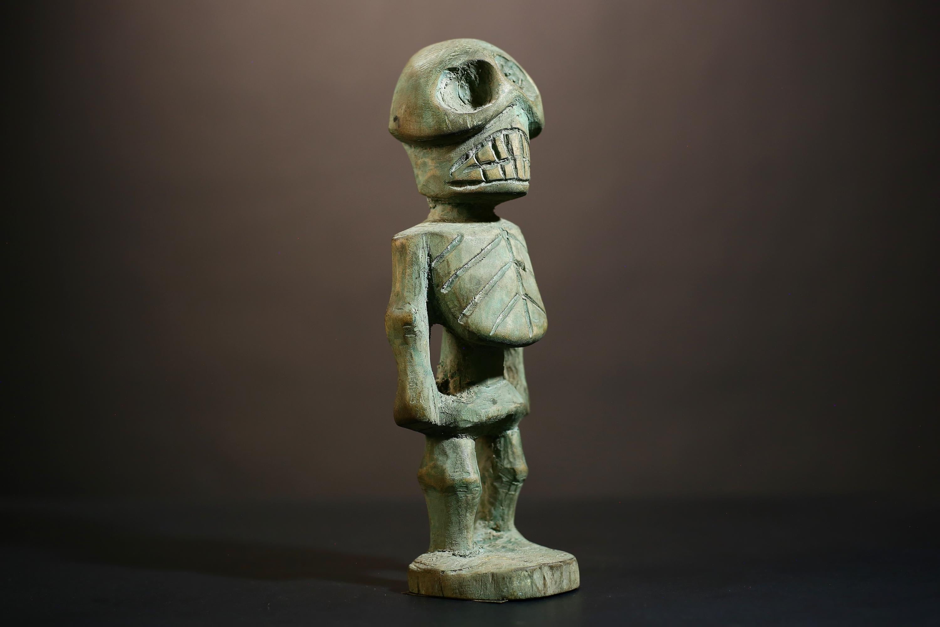 Africa Vintage Tiv Statue | Unique Commemorative Figure | Handmade Collectible Art | Ethnic Sculpture Decor | Authentic Africa Culture-G5138