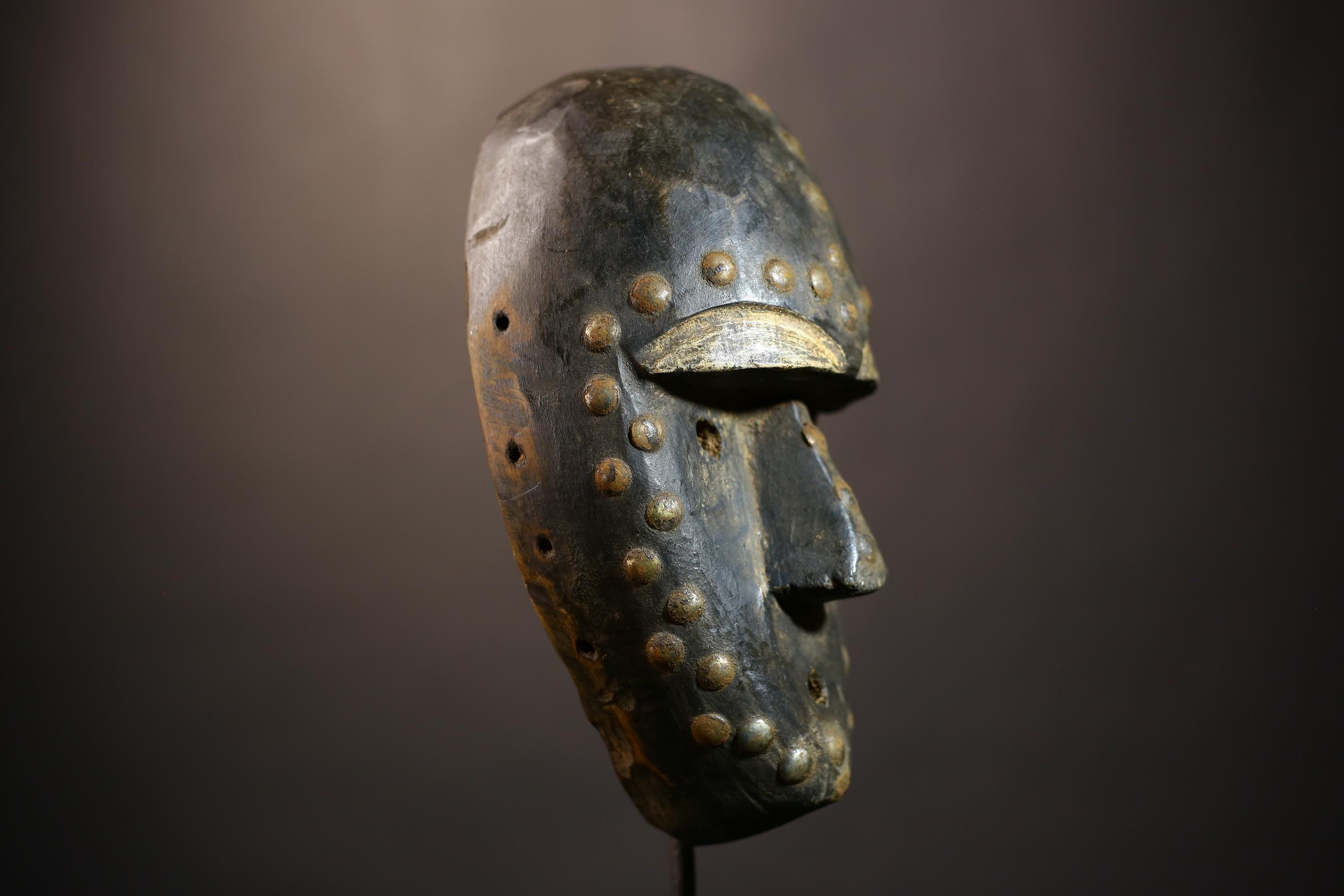 African | Vintage Dan Mask | Antique Wood Carved | Tribal Face Statue | Wall Decor | Decorative Mask Art-G5137