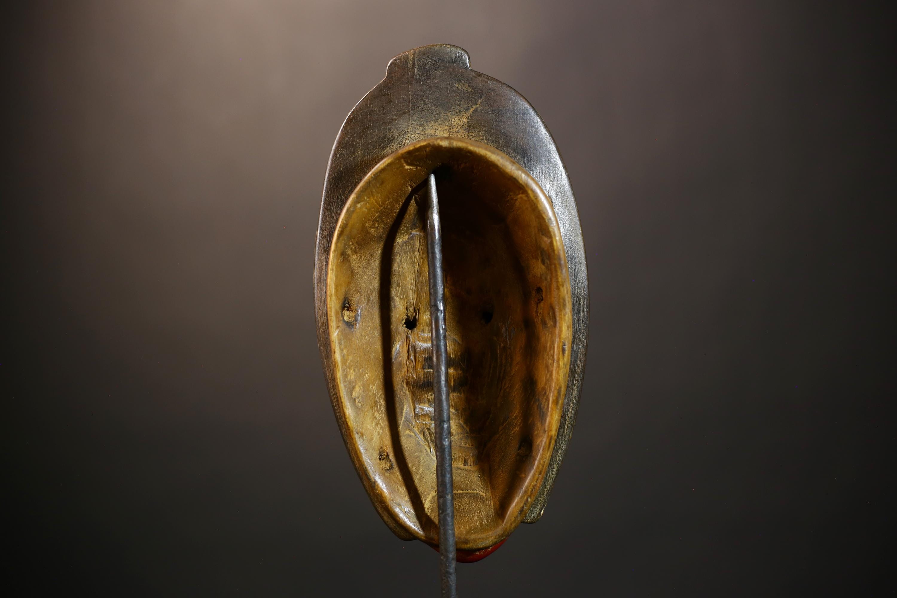 African Vintage Guro Mask | Antique Handcrafted Art | Traditional Figure Decor | Unique Cultural Wall Accent-G4997