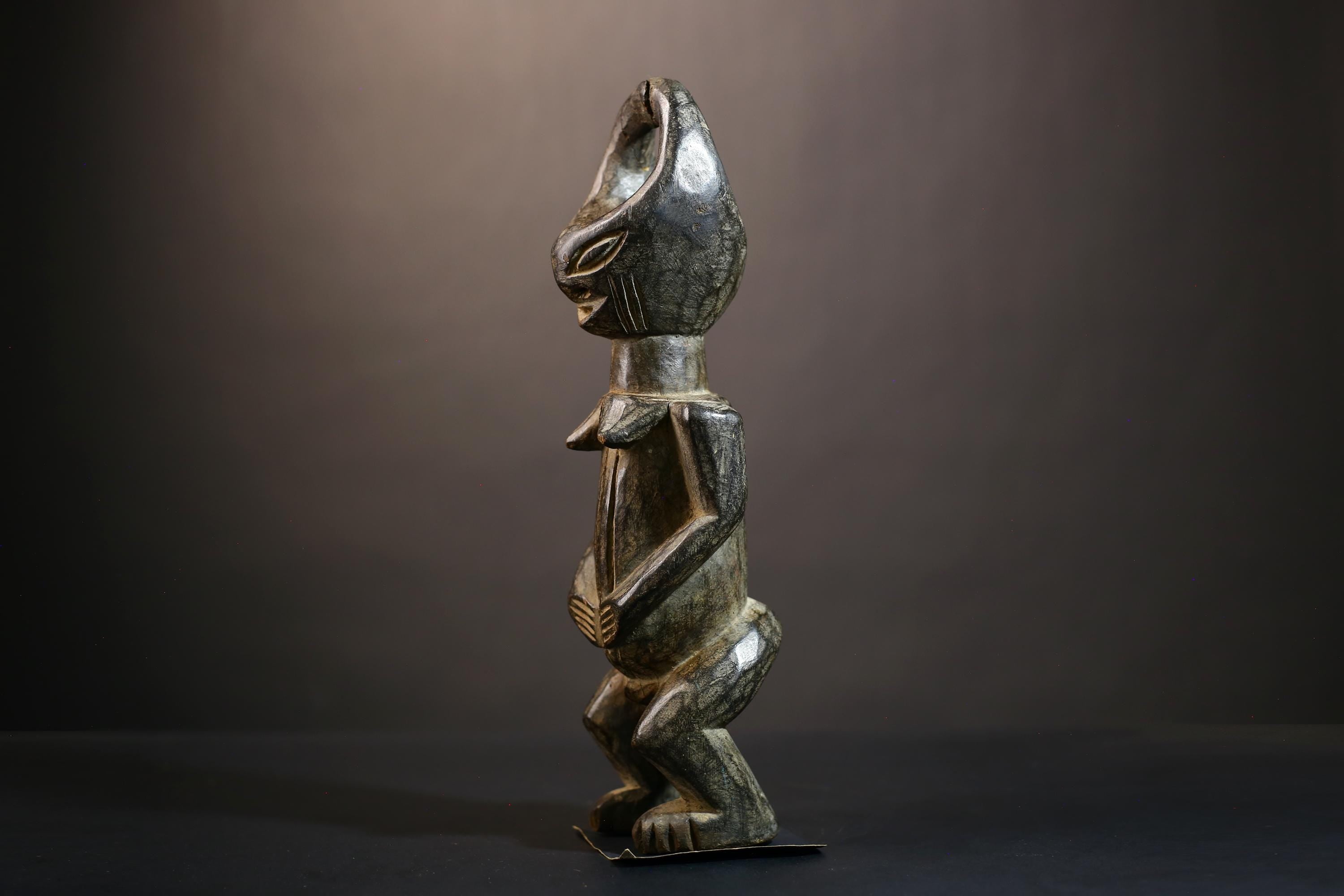 African Rare Handcrafted Eket Sculpture | Vintage Antique Tribal Art Figure | Unique Home Decor | Cultural Art Piece-G5009