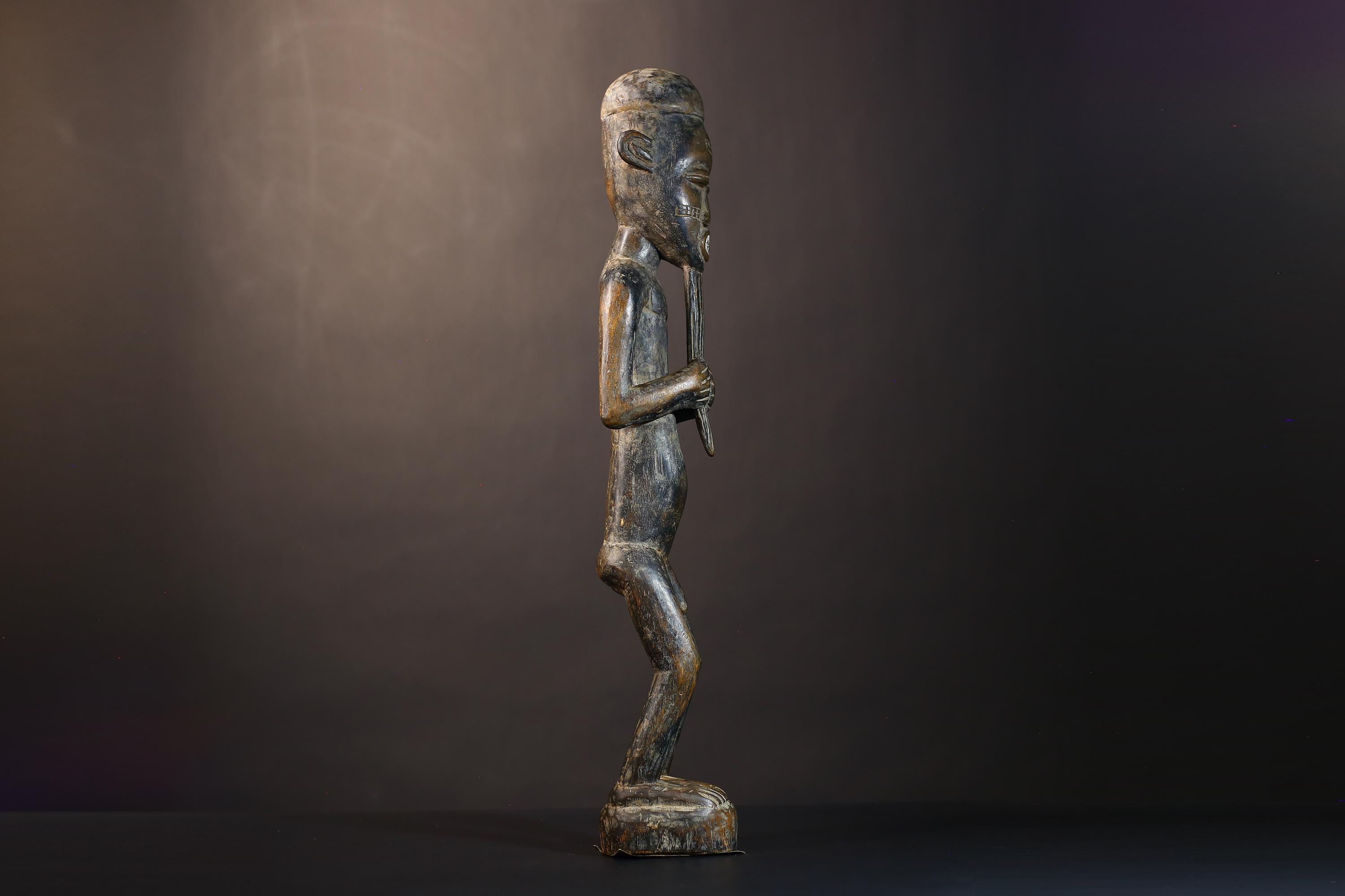 African Vintage Asie Usu Baoule Statue | Unique Cultural Artifact | Ethnic Collectible | African Heritage Decor | Artisan Craft-G5058