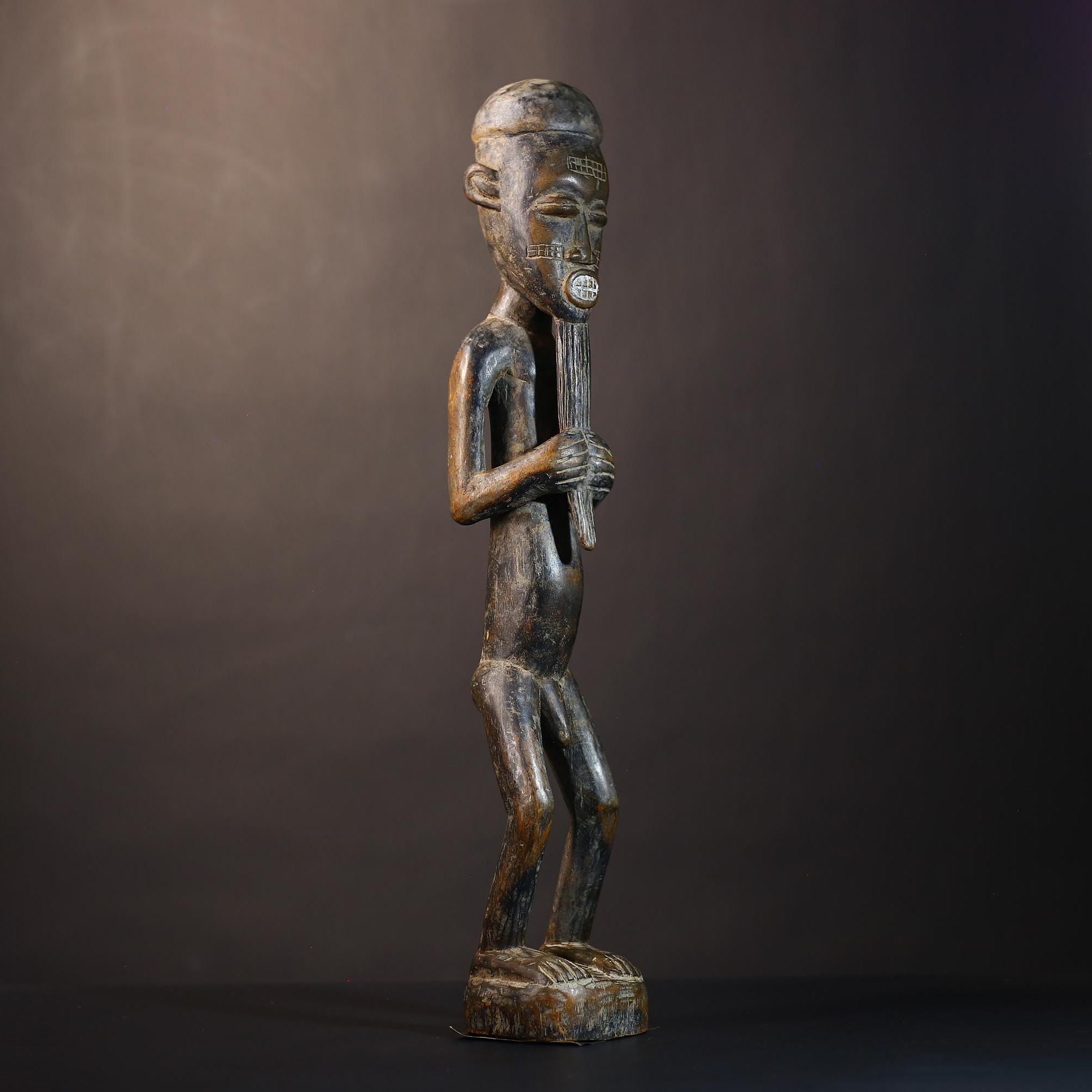 African Vintage Asie Usu Baoule Statue | Unique Cultural Artifact | Ethnic Collectible | African Heritage Decor | Artisan Craft-G5058