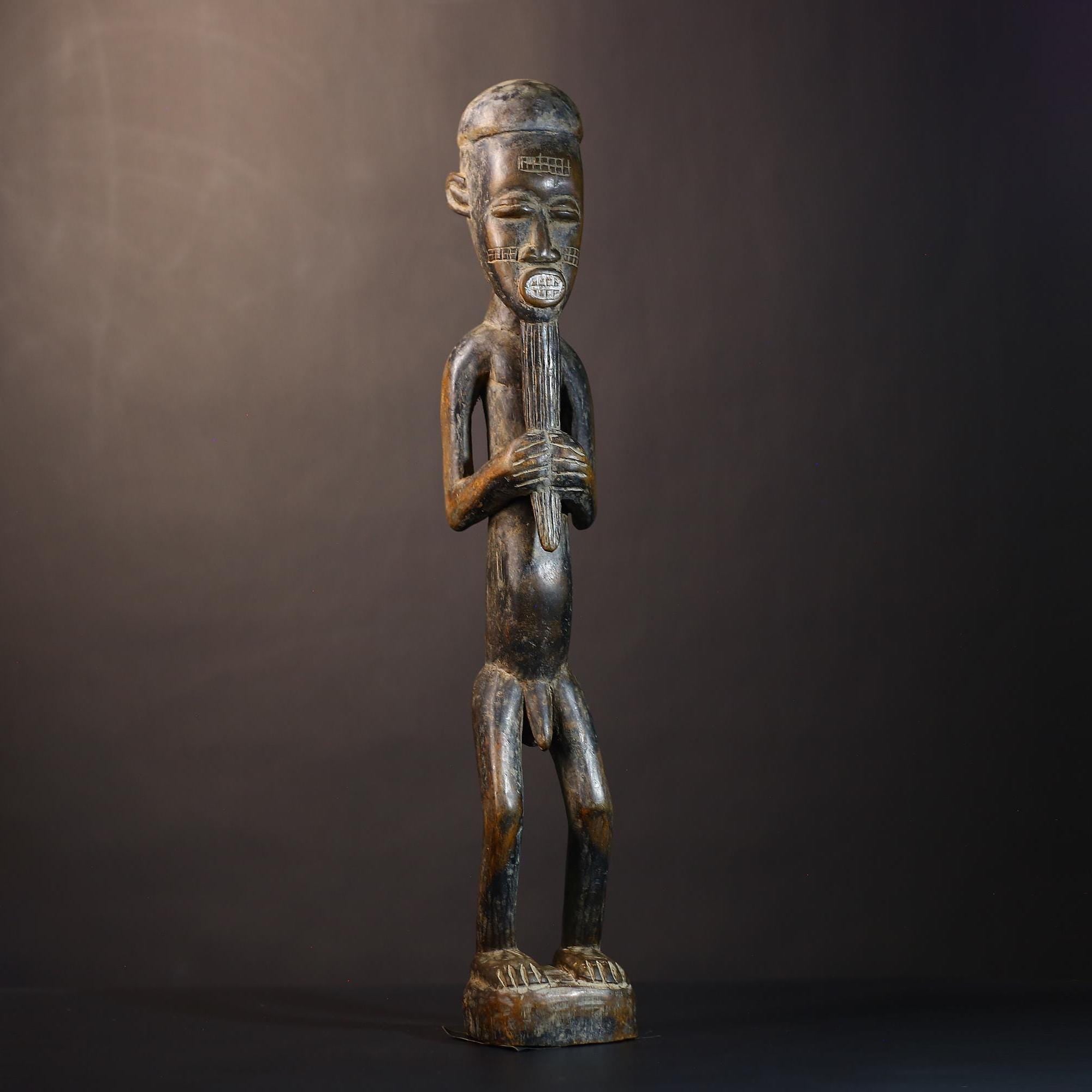 African Vintage Asie Usu Baoule Statue | Unique Cultural Artifact | Ethnic Collectible | African Heritage Decor | Artisan Craft-G5058