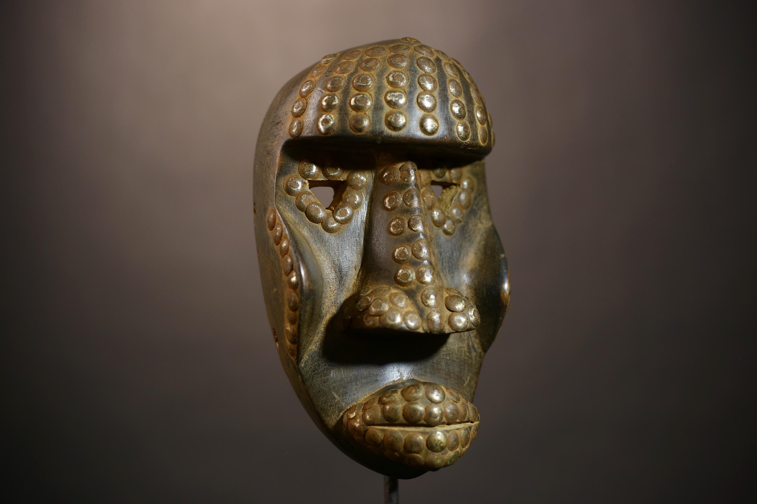 African Vintage Dan Zakpai Mask | Handcrafted Tribal Face Art | Unique Home Décor | Ethnic Cultural Accent | Artisan Heritage-G5053