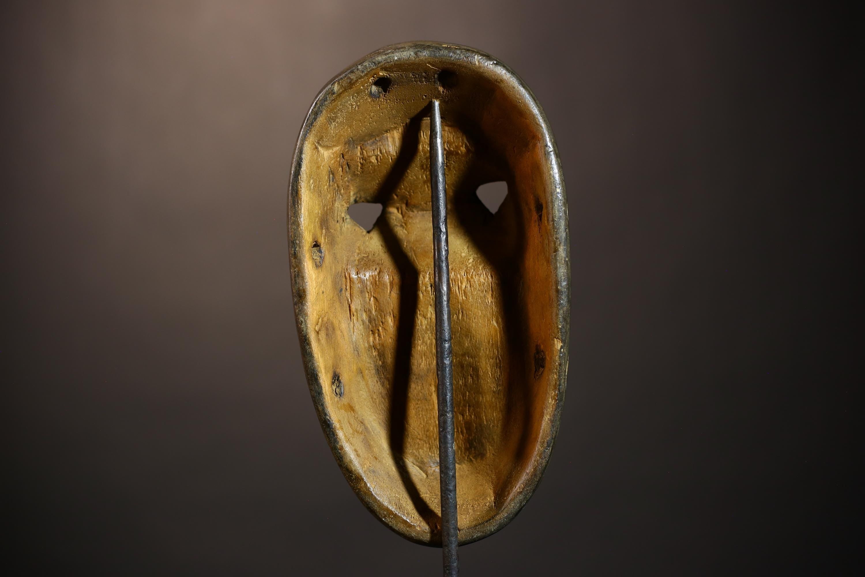 African Antique Dan Mask | Wood Carved Art | Rare Tribal Ritual Piece | Unique Home Decor | Ethnic Collectible | Cultural Artifact-G5061