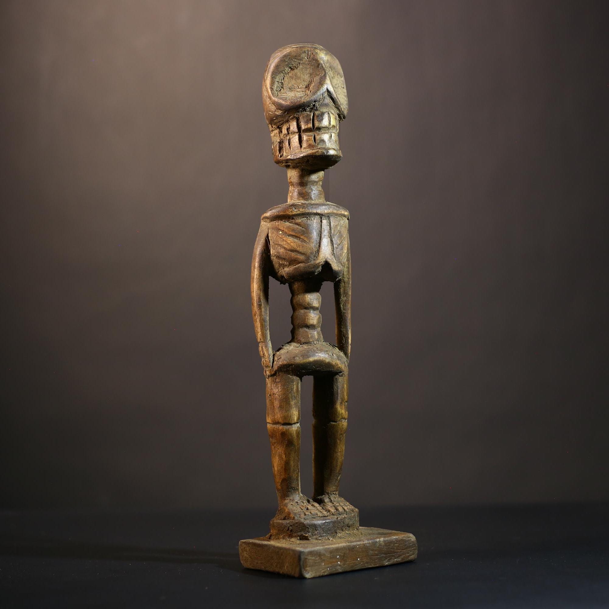 African Vintage Commemorative Statue | Tiv Sculpture Art | Handcrafted Nigeria | Unique Home Decor | Artisan Collectibles-G5098