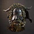 African Mask with Shells | Traditional Dan Wooden Mask | Unique Home Decor Art | Collectible Ethnic Decor Piece-G5161