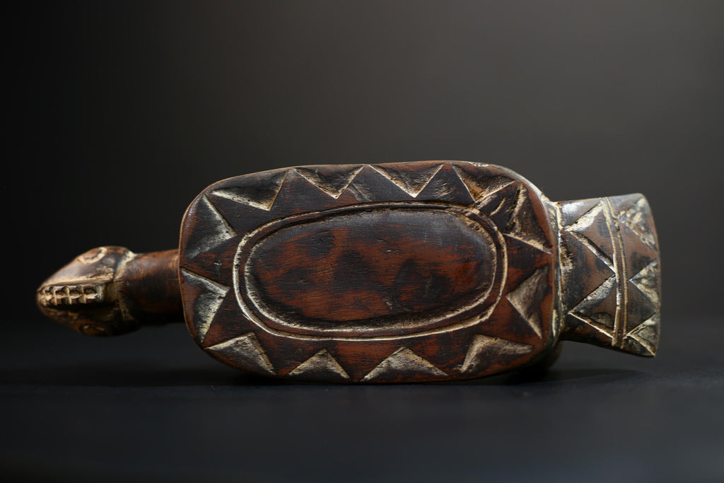 African Crafted Stool | Wooden Tribal Seat | Authentic Ethnic Home Decor | Unique Rustic Accent | Handcrafted Furniture Piece -G5172