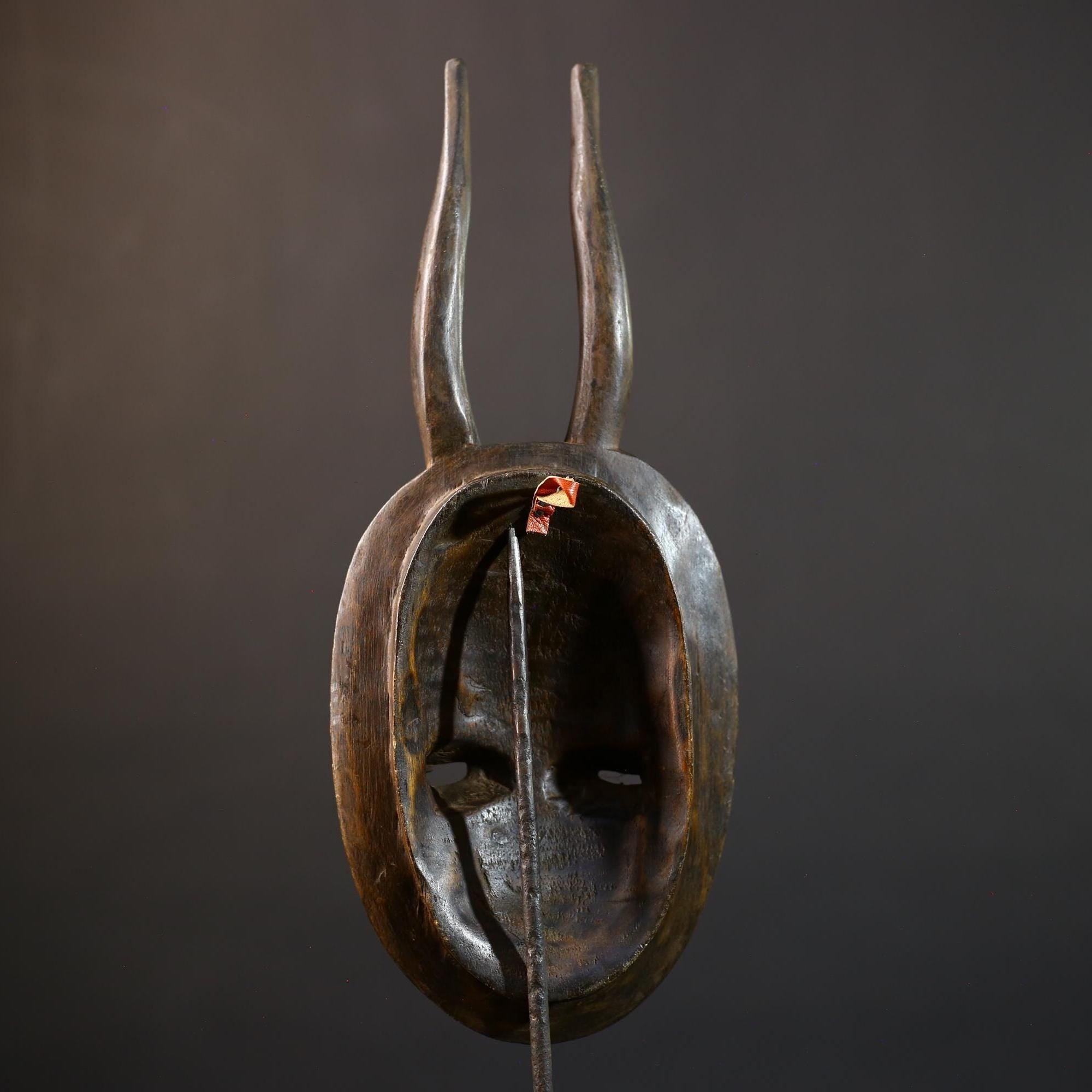 African Baule Mask | Vintage Wood Sculpture | GOLI Guru Tribe Art | Unique Home Decor Accent | Ethnic Sculpture | Tribal Artwork-G5193
