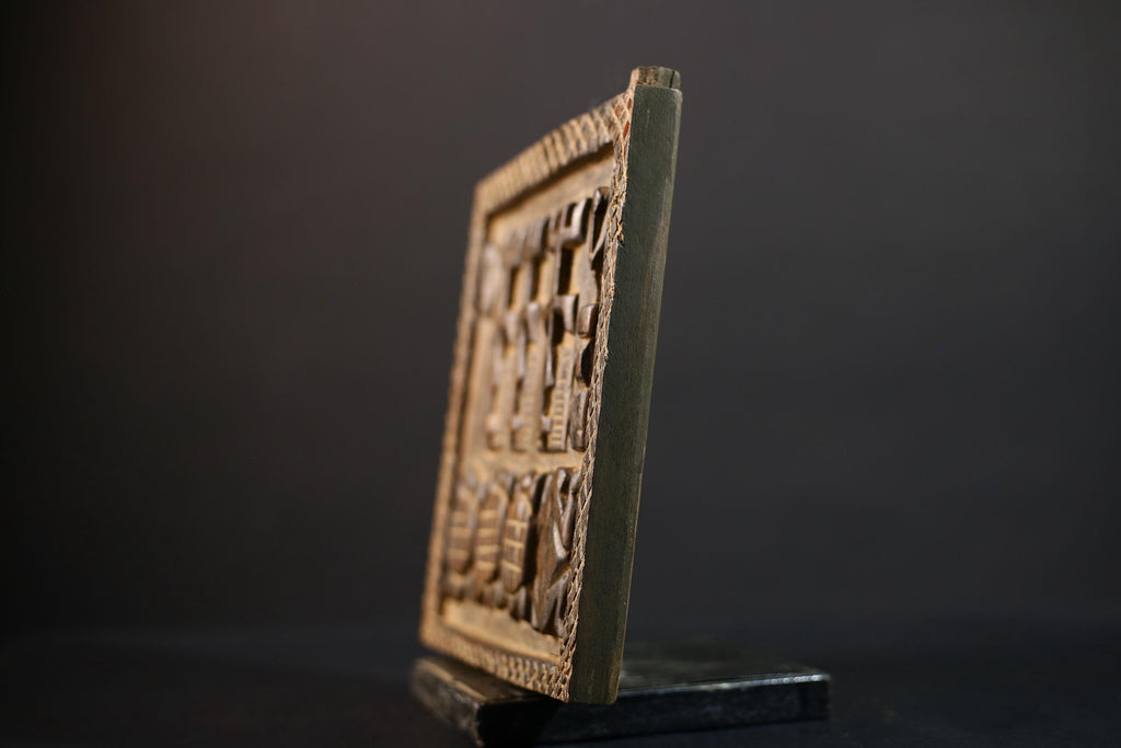 African Granary Door | Exquisite Wooden Wall Art | Tribal Home Decor | Unique Gift for Nature Lovers-G5199