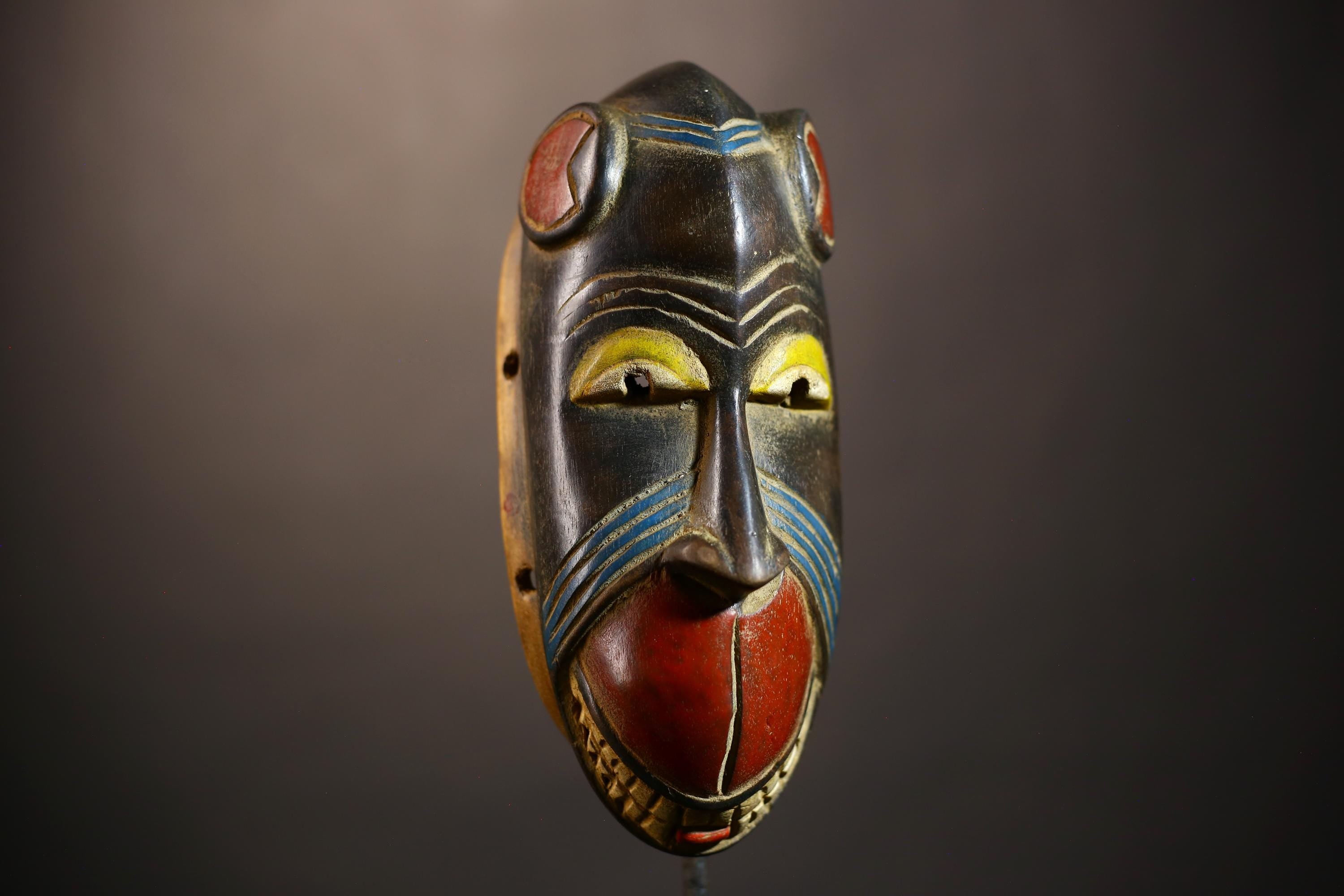 African Dogon Monkey Mask | Vintage Wood Art | Unique Wall Décor | Ethnic Home Decor | Handmade Artistry | Cultural Art Piece-G5123