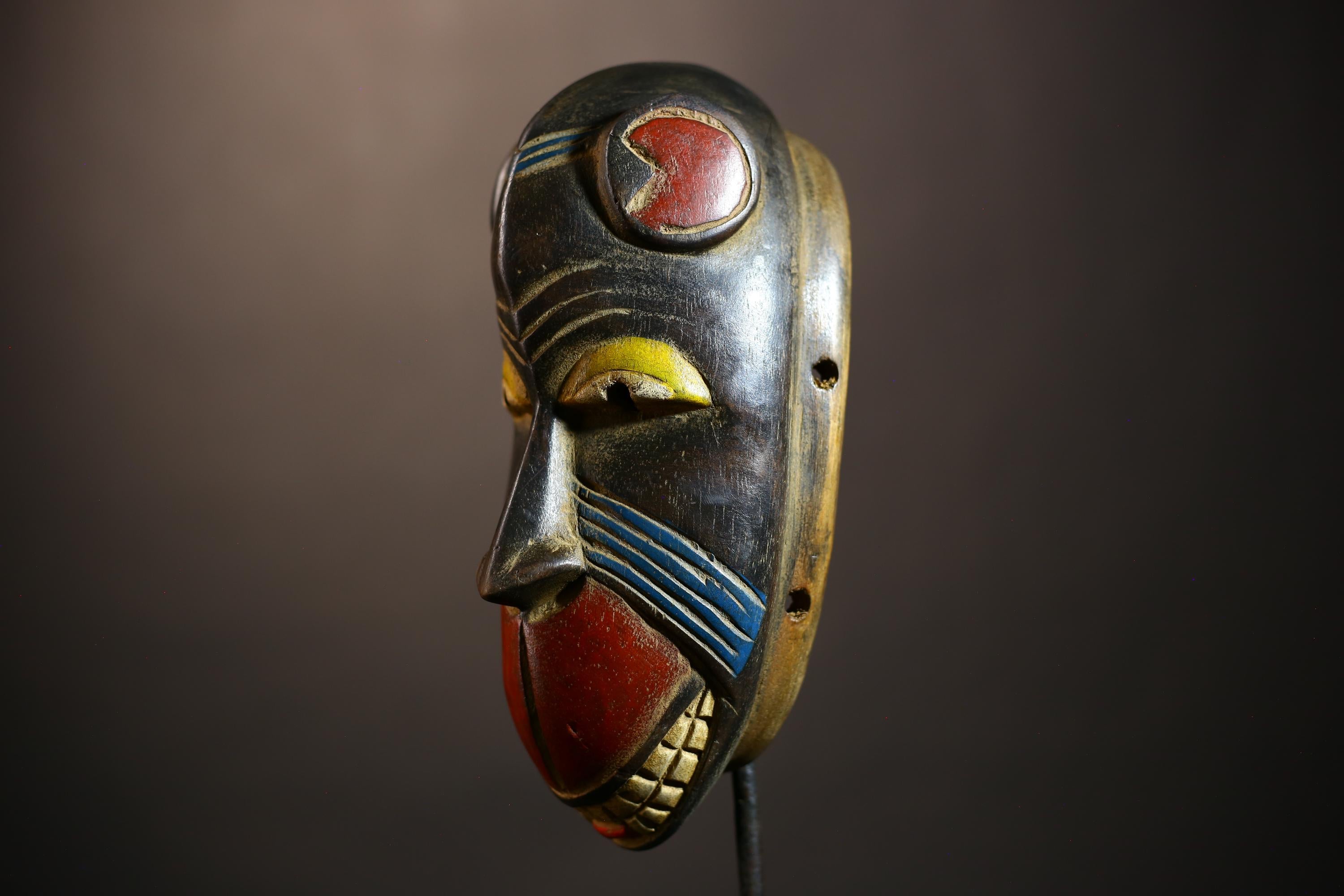 African Dogon Monkey Mask | Vintage Wood Art | Unique Wall Décor | Ethnic Home Decor | Handmade Artistry | Cultural Art Piece-G5123