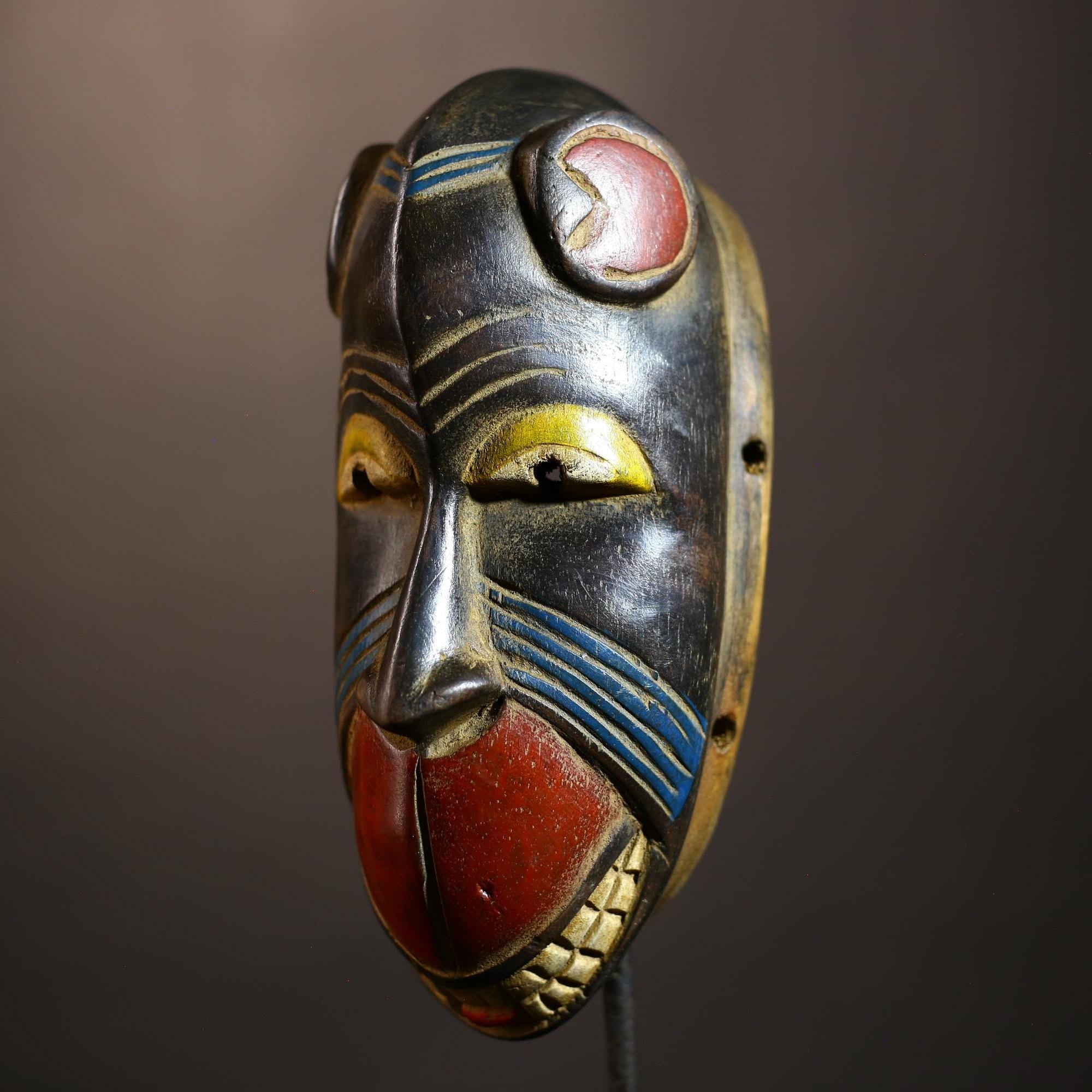 African Dogon Monkey Mask | Vintage Wood Art | Unique Wall Décor | Ethnic Home Decor | Handmade Artistry | Cultural Art Piece-G5123