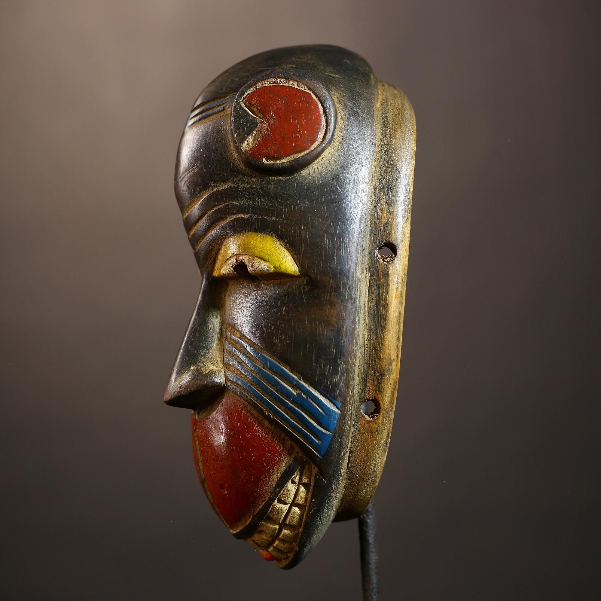 African Dogon Monkey Mask | Vintage Wood Art | Unique Wall Décor | Ethnic Home Decor | Handmade Artistry | Cultural Art Piece-G5123