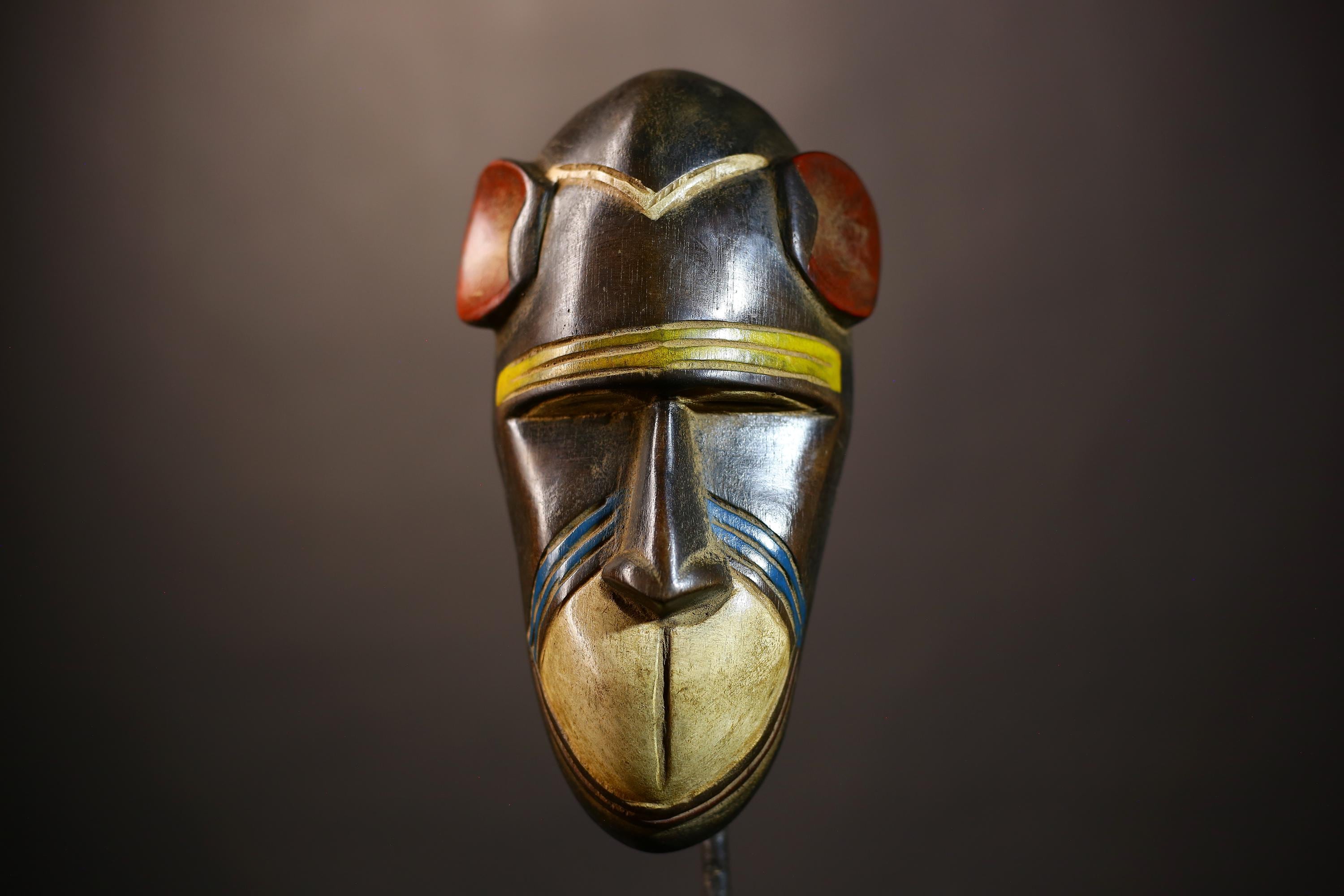 African Dogon Monkey Mask | Vintage Wood Art | Unique Wall Décor | Tribal Art | Handcrafted Mask Art | Home Decor Inspiration -G5122