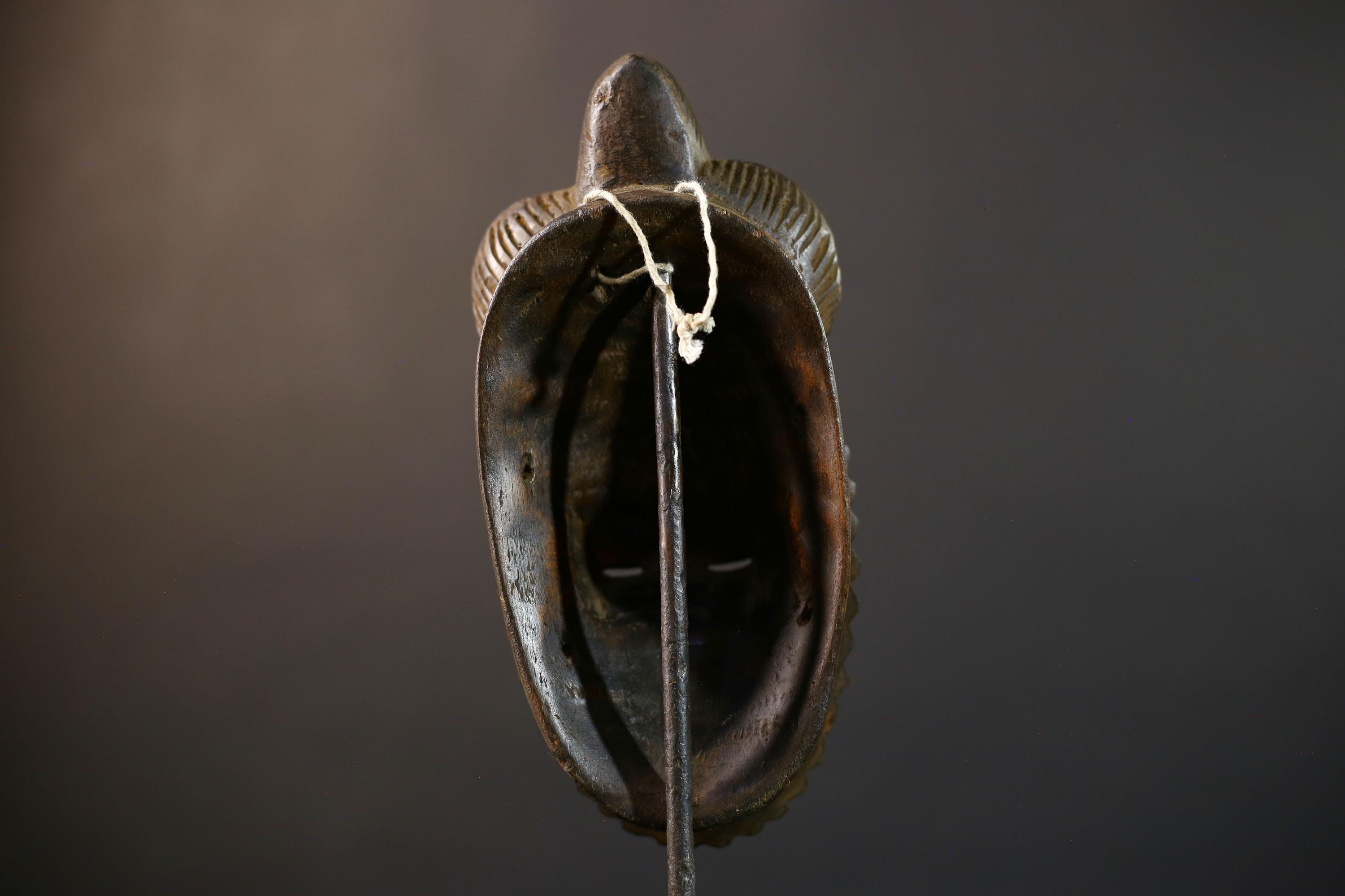 African Guro Mask | Authentic Handcrafted | Wooden Tribal Decor | Unique Home Accent | Cultural Art Piece-G5215