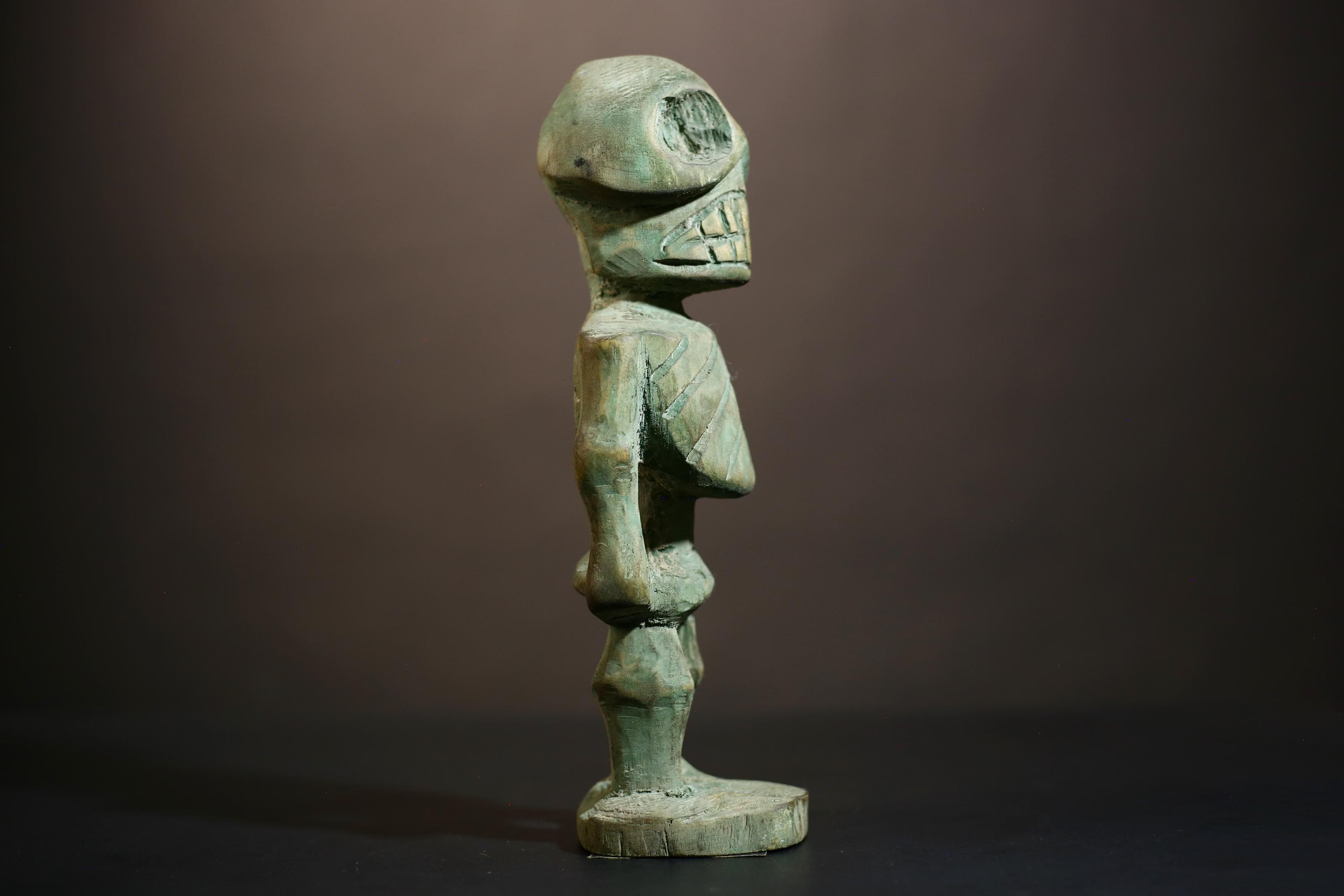 Africa Vintage Tiv Statue | Unique Commemorative Figure | Handmade Collectible Art | Ethnic Sculpture Decor | Authentic Africa Culture-G5138