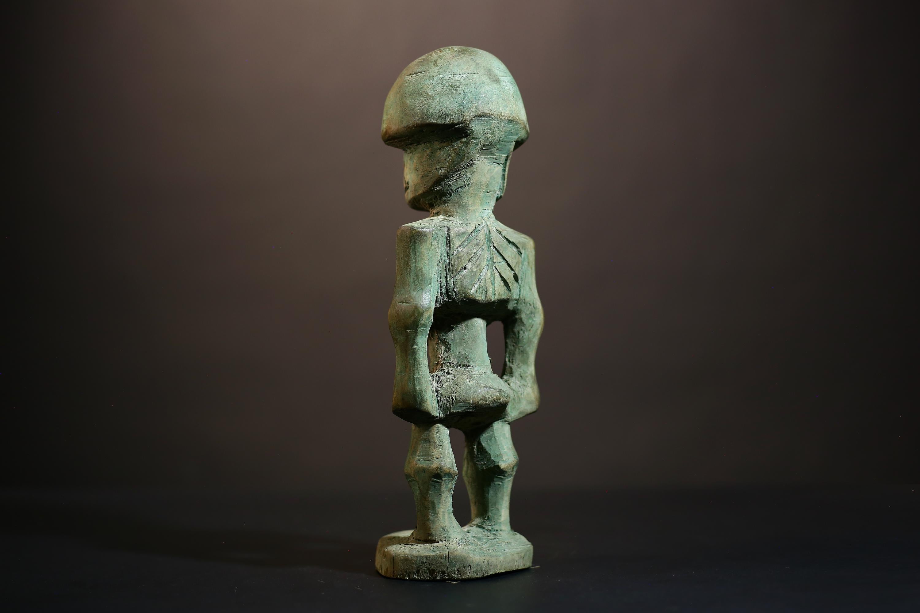 Africa Vintage Tiv Statue | Unique Commemorative Figure | Handmade Collectible Art | Ethnic Sculpture Decor | Authentic Africa Culture-G5138