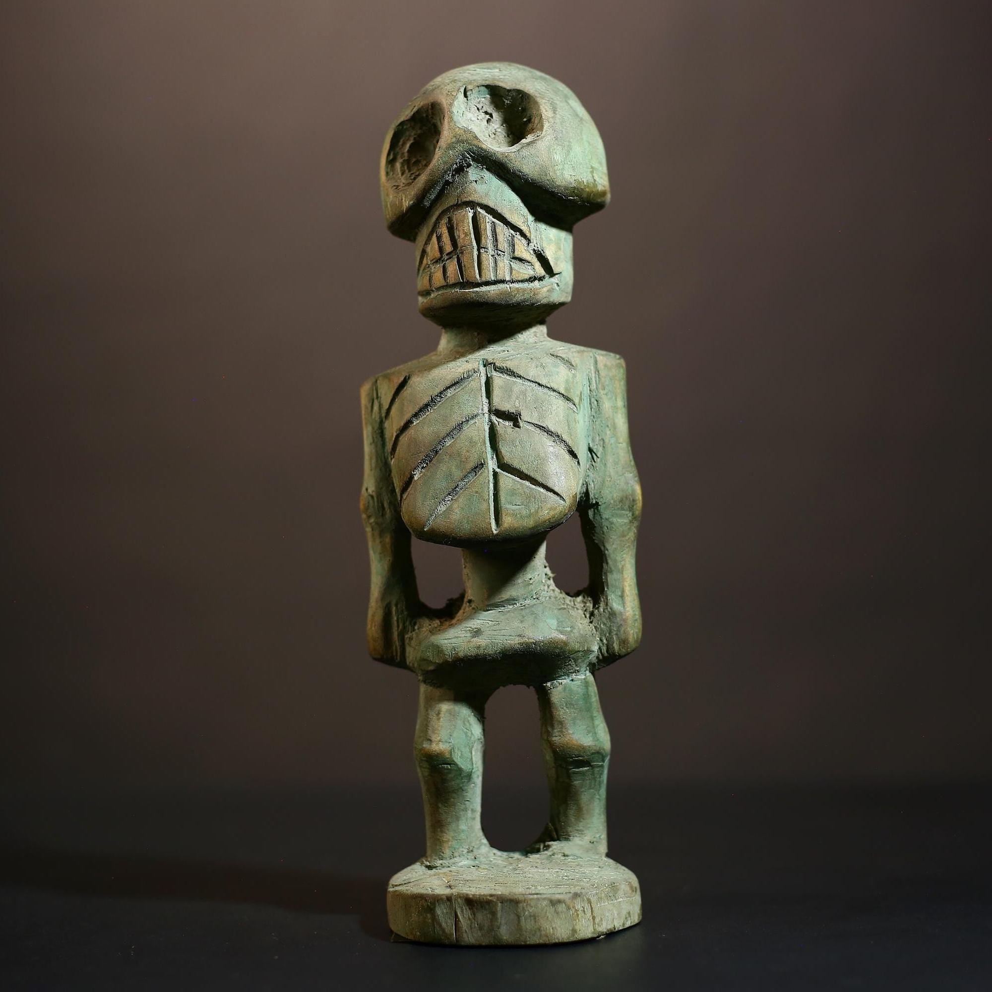 Africa Vintage Tiv Statue | Unique Commemorative Figure | Handmade Collectible Art | Ethnic Sculpture Decor | Authentic Africa Culture-G5138