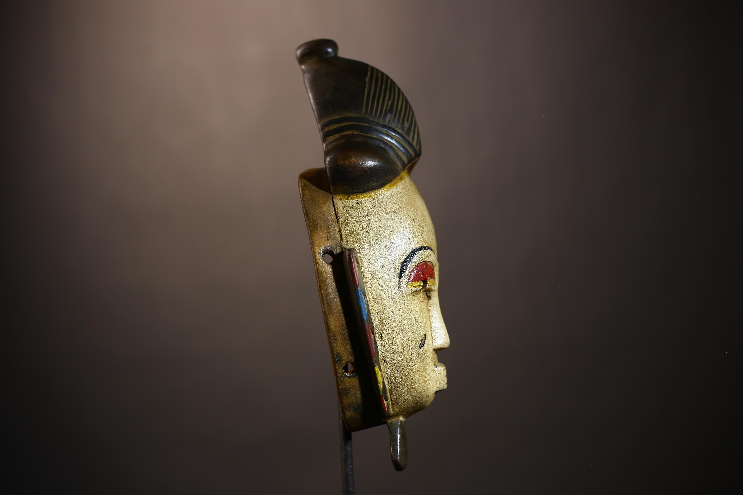 African Vintage Guro Mask | Unique Tribal Wall Decor | Collectible Art for Home | Ethnic Decor | African Culture | Bohemian Style-G5127