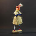 African Tribal Figurine | Ceremonial Dancer Sculpture | Colorful Handcrafted Art | African Folk Decor | Spirit Figure Collectible-G5260