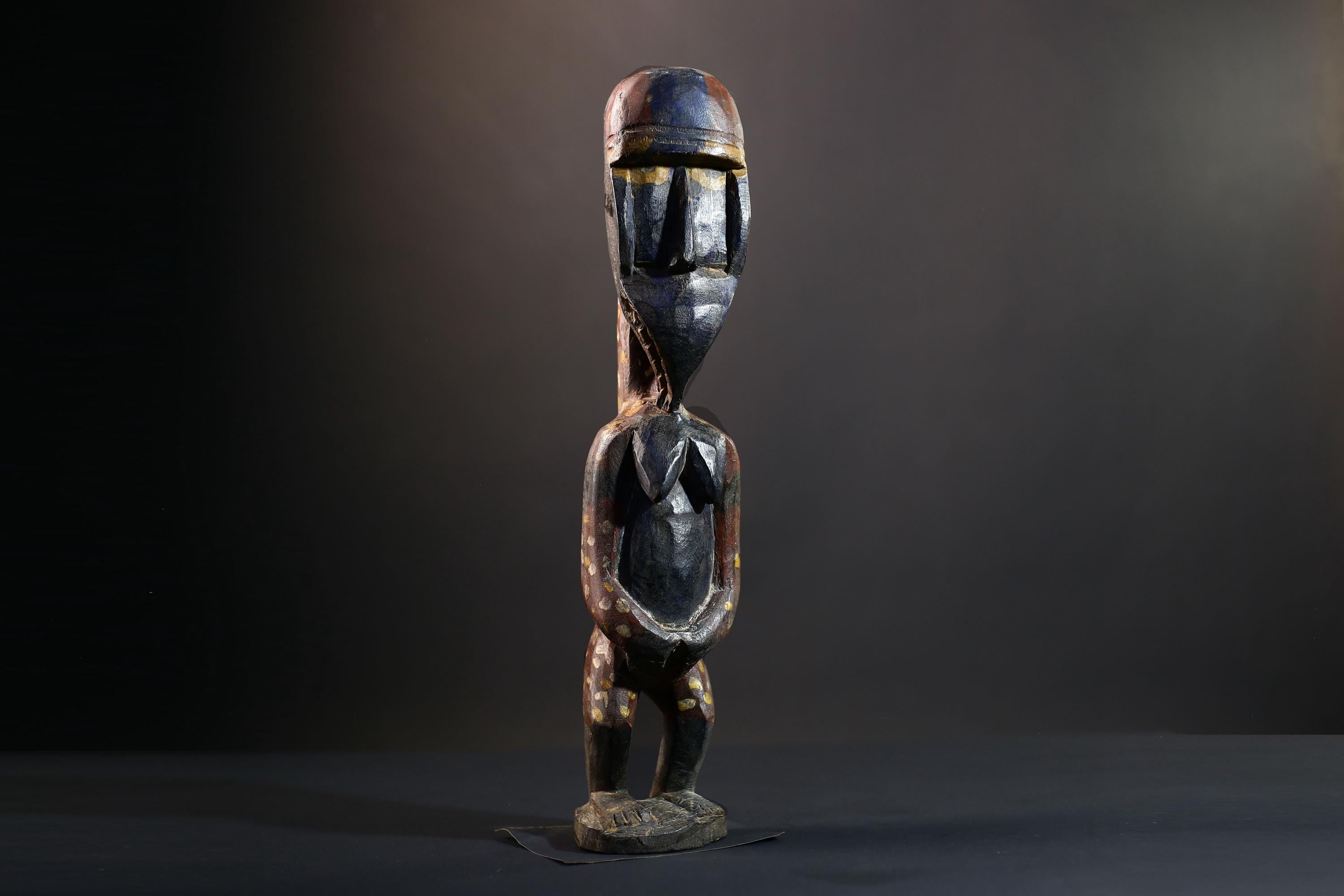 Nkisi Nkondi Power Figure | Kongo Nail Fetish Sculpture | African Voodoo Tribal Art-G5283