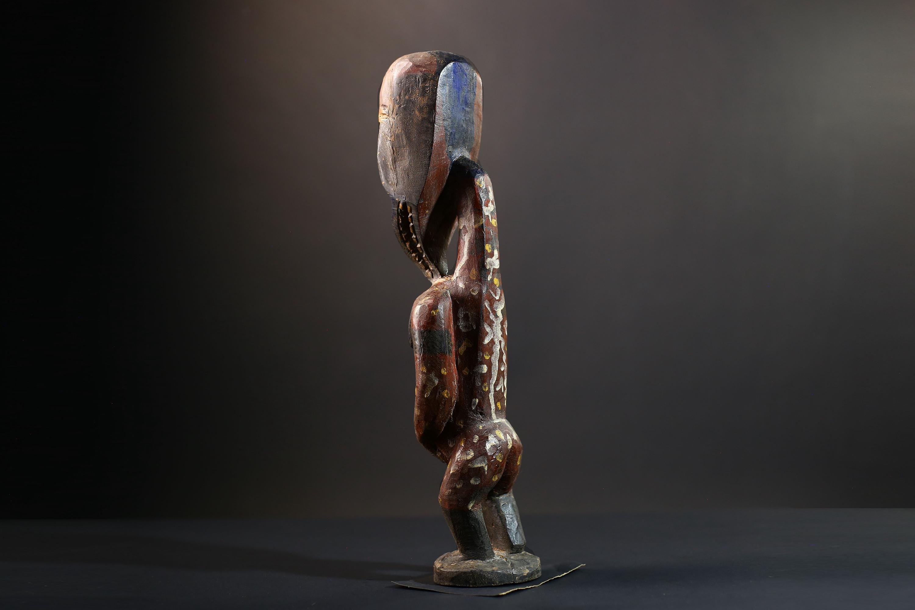 Nkisi Nkondi Power Figure | Kongo Nail Fetish Sculpture | African Voodoo Tribal Art-G5283