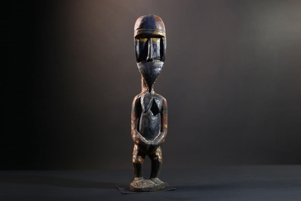 Nkisi Nkondi Power Figure | Kongo Nail Fetish Sculpture | African Voodoo Tribal Art-G5283