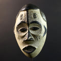 African Pende Pumbu Mask, Congo Ritual Power Face, Hand Carved Wood Wall Sculpture, Tribal Ancestor Decor-G5336