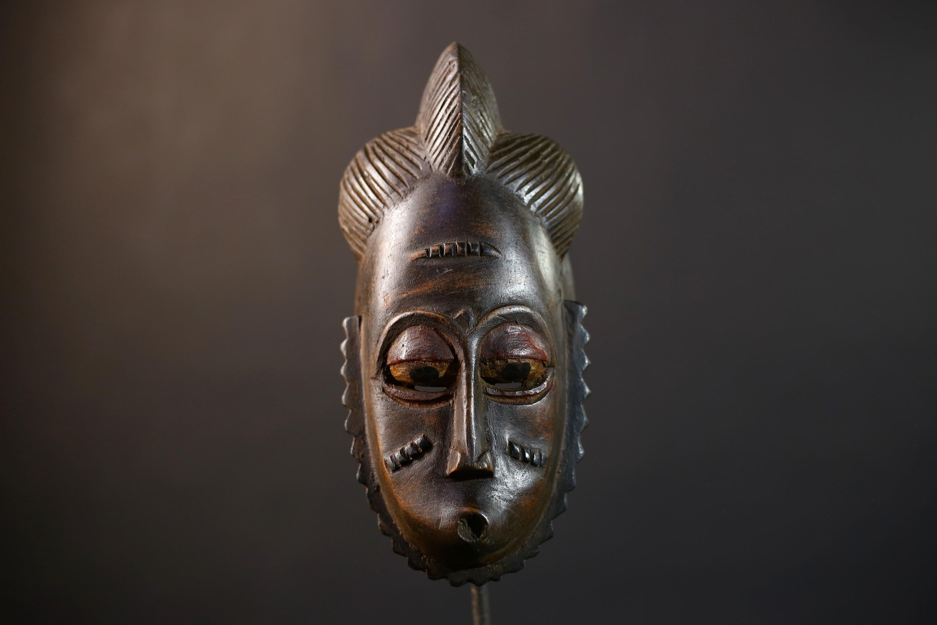 African Guro Mask | Authentic Handcrafted | Wooden Tribal Decor | Unique Home Accent | Cultural Art Piece-G5215
