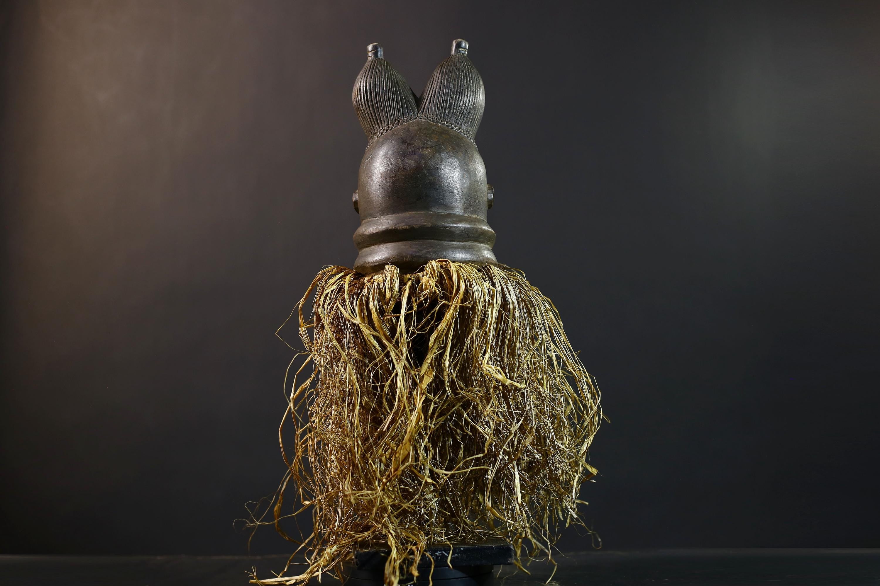 African Mende Mask | Colorful Tribal Decor | Unique Home Accent | Ethnic Art | Vibrant Wall Sculpture | Artisan Craft-G5230