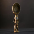 African Spoon Figurine | Dan Wakemia Spoon | Handcarved Wooden Art | Tribal Collectible | African Wall Decor | Cultural Sculpture-G5245