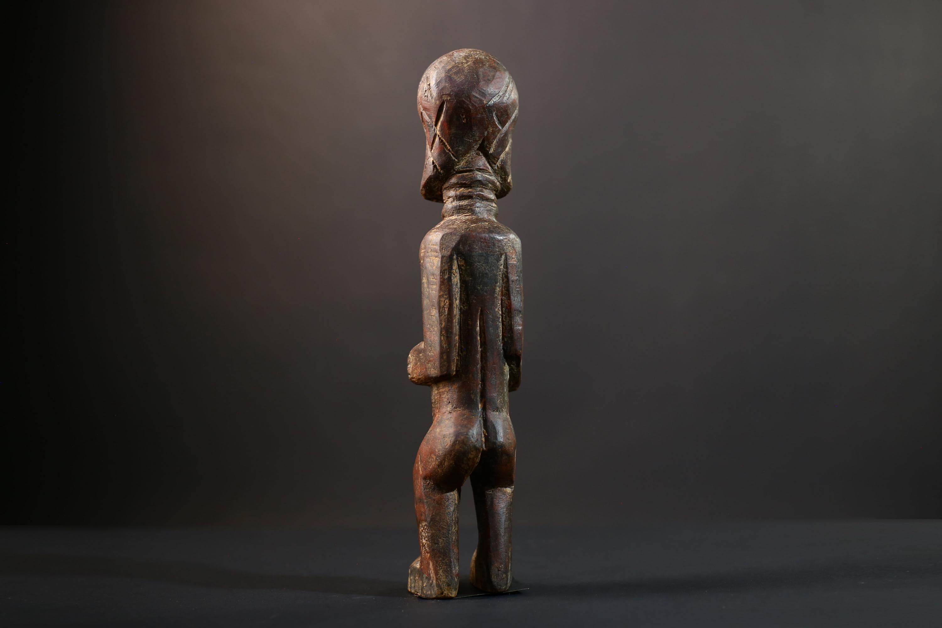 African Dogon Ancestor Sculpture | Hand-Carved Wood Figurine | Vintage Tribal Art | Ethnic Tabletop Decor-G5271