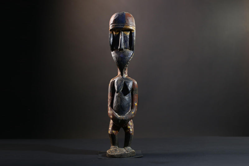 Nkisi Nkondi Power Figure | Kongo Nail Fetish Sculpture | African Voodoo Tribal Art-G5283
