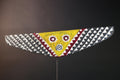african bwa butterfly mask burkina faso tribal geometric wall mask yellow wood carved spirit mask decor art sculpture-G5423