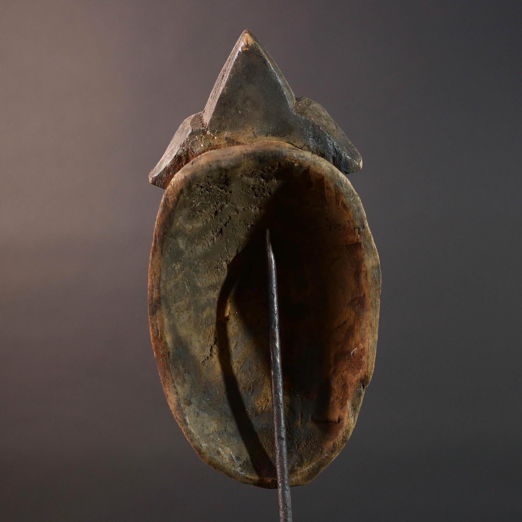 African tribal mask guro wall hanging carved wood sculpture vintage african art home decor piece G5471