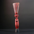 African red fertility figure baule tribal female carving with scarification hand carved wood rustic sculpture gift for her home decor-G5525