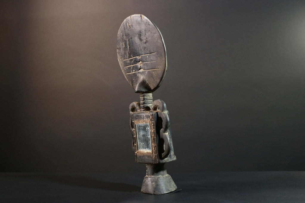 African Akan Fertility Doll Hand Carved Ghana Ashanti Tribal Sculpture Home Decor Collectible Wood Art Piece Heirloom Gift Art Set-G5722