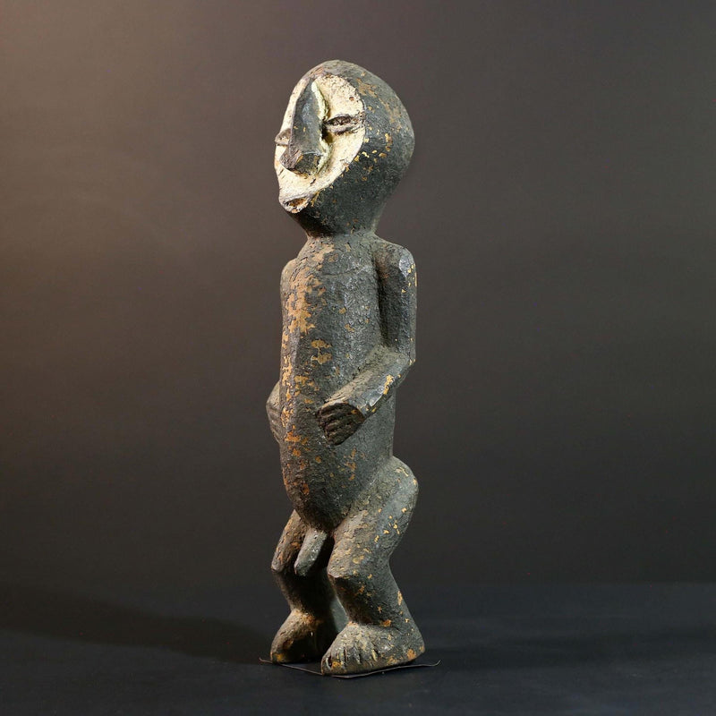 African Fang Statue Tribal Wood Sculpture Gabonese Ancestral Carving Home Decor Authentic Art Collectible Figurine Cultural Gift-G5723