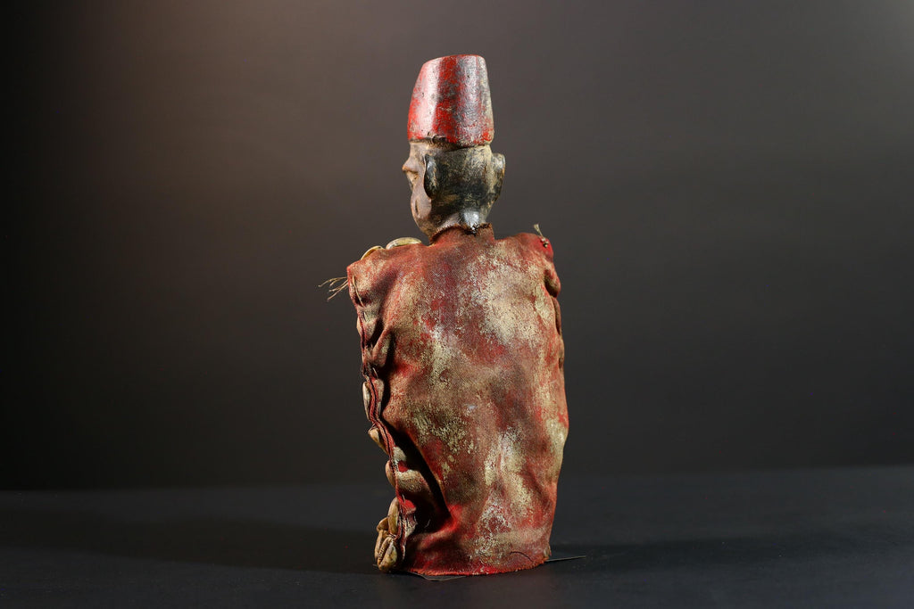 Authentic African Nkisi Power Figure Fetish Cloth Cowrie Shell Ritual Art Sculpture Spiritual Home Decor Collectible-G5704