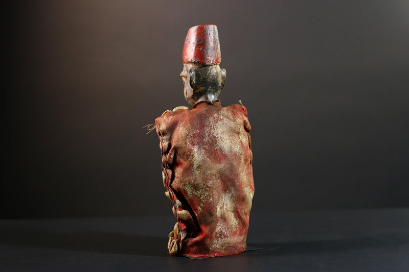 Authentic African Nkisi Power Figure Fetish Cloth Cowrie Shell Ritual Art Sculpture Spiritual Home Decor Collectible-G5704